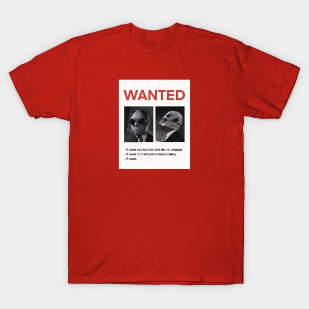 Invisible Wanted Poster T-Shirt by @johnnehill